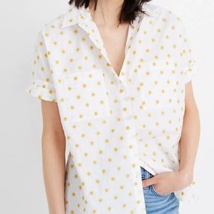 Madewell Sun Embroidered Courier Shirt